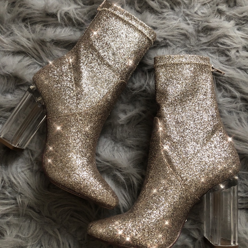 New Gold Shiny Boots